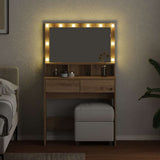 Dressing Table Artisan Oak 80 x 41 x 134.5 cm Engineered Wood 871538