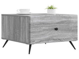 Coffee Table Grey Sonoma 49 x 50 x 40 cm Engineered Wood 895661