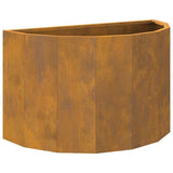 Planter Rusty 60 x 30 x 35 cm Weathering Steel 883702