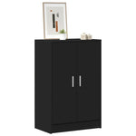 Shoe Cabinet Black 60x35x92 cm Engineered Wood 808928