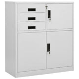 Office Cabinet Light grey Steel Medium Office Cabinets 336406