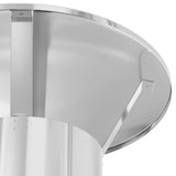 Chimney Extension Silver 35 x 35 x 132 cm Stainless steel 42008453