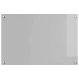 Kitchen Backsplash 2 pcs Light Grey 90 x 60 cm Tempered Glass 3415454