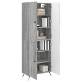 Cabinet Set 2 pcs Grey Sonoma Engineered Wood 3416868