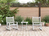 Rocking Chairs for Children 2 pcs White Solid Wood Poplar 3281596