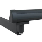 Retractable Awning Manual Anthracite 500 x 300 cm Aluminium 362030