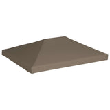 Gazebo Top Cover 310 g/m 3x4 m Taupe 46623