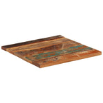 Square Table Top 60x60 cm 25-27 mm Solid Reclaimed Wood 286052