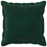Cushion Cover 12 pcs HOUTEN Dark Green 50 x 50 cm Velvet 919005