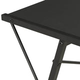 20288 Desk with Shelf Black 116x50x93 cm