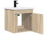 Bathroom Vanity Unit with Tap Sonoma Oak 42 x 40 x 74.5 cm 889531