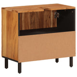 2 Piece Bathroom Cabinet Set Solid Wood Acacia 3206297
