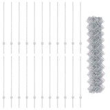 Fence and Post Silver 1.2 x 25 m Steel 3336308