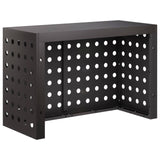 Air Conditioner Cover Black 90 x 40 x 60 cm Steel 8014122