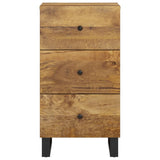 Sideboard with 3 Drawers 40x33,5x75 cm Solid Wood Mango 352908
