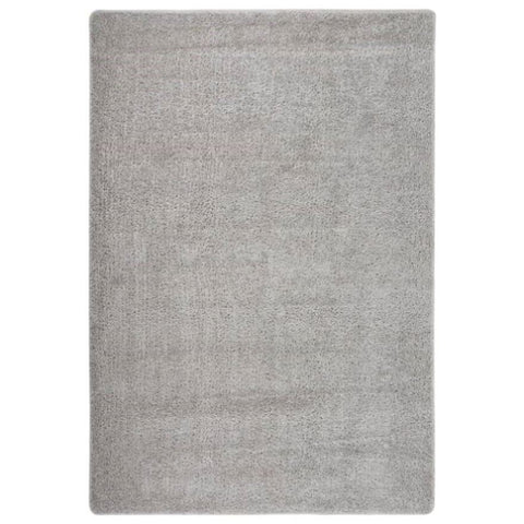 ZNTS Shaggy Rug Light Grey 120x170 cm Anti Slip 340383