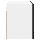 Hanging Cabinet Black Oak and White 80 x 31 x 40 cm 884228