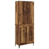 Highboard Old Wood 69.5 x 34 x 180 cm Engineered Wood 3403586