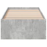 Bed Frame without Mattress Concrete Grey 90x200 cm 3281059