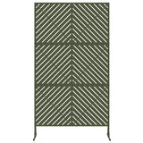 Privacy Screen Olive 100 x 50 x 180 cm Steel 868545