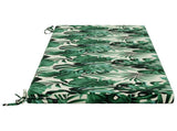 2-Piece Bench Cushions SOEST 2 pcs 100% Polyester Leaf Pattern 949417