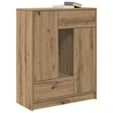 Sideboard with Drawers and Doors Artisan Oak 73x31x90 cm 861858
