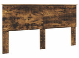 Bed Frame with Drawer Smoked Oak 140 x 200 cm Engineer Wood 3411114