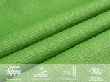 Sunshade Sail 160 g/m Light Green 3.6x3.6 m HDPE 311275