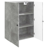 Wall-Mounted Cabinet Concrete Grey 66 x 34.5 x 90 cm 898058