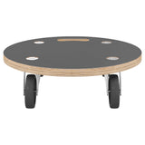Transport Trolleys 2 pcs Round 38x11.5 cm 154892