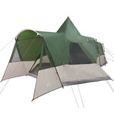 Teepee Tent 8-Person with Roof Green 720 x 465 x 295 cm 42003996