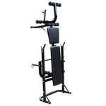 Weight Bench with Weight Rack, Barbell and Dumbbell Set 60.5kg 275363