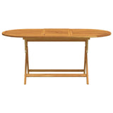 Folding Garden Table 160x85x75 cm Solid Eucalyptus Wood 312454