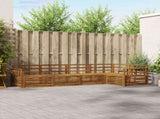 Outdoor Sofa Set 5 pcs Natural 3373449