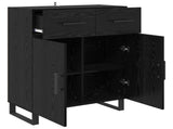 Sideboard Black Oak 69.5 x 34 x 90 cm Engineered Wood 882310