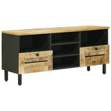 Storage Cabinets Natural 100 x 33 x 46 cm Solid Mango Wood 4018862