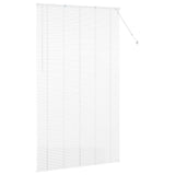 Venetian Blinds Height Adjustable White 220 x 130 cm Aluminium 42006028