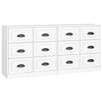 Sideboards 2 pcs White Engineered Wood 3185279