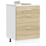 Kitchen Base Cabinet Lyon Sonoma Oak Engineered Wood 854252