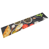 Kitchen Rug Washable Wine & Dinner 60x300 cm Velvet 136554