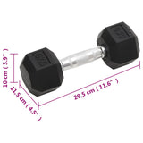 Dumbbells 2 pcs 12 kg Total Cast Iron 93602