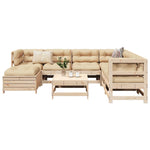 ZNTS 8 Piece Garden Sofa Set Solid Wood Pine 3250556