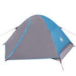 ZNTS Camping Tent Dome 4-Person Blue Waterproof 94647