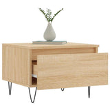Coffee Tables 2 pcs Sonoma Oak 50x46x35 cm Engineered Wood 830867