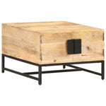 ZNTS Coffee Table 67x67x45 cm Solid Mango Wood 320375