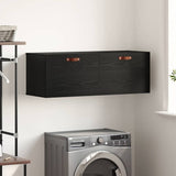 Wall-Mounted Cabinet Wall-mounted Black Oak 100 x 36.5 x 35 cm 879563