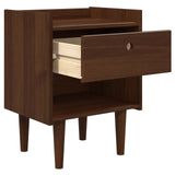 Bedside Table BILBAO Dark Caramel 45 x 35 x 59 cm 42041340