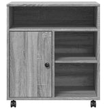 Printer Stand with Wheels Grey Sonoma 60x50x67 cm 840630