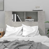 Headboard Cabinet Concrete grey Engineered wood Medium 811911