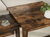 Coffee Table Set 2 pcs Smoked Oak Engineered Wood 8000128